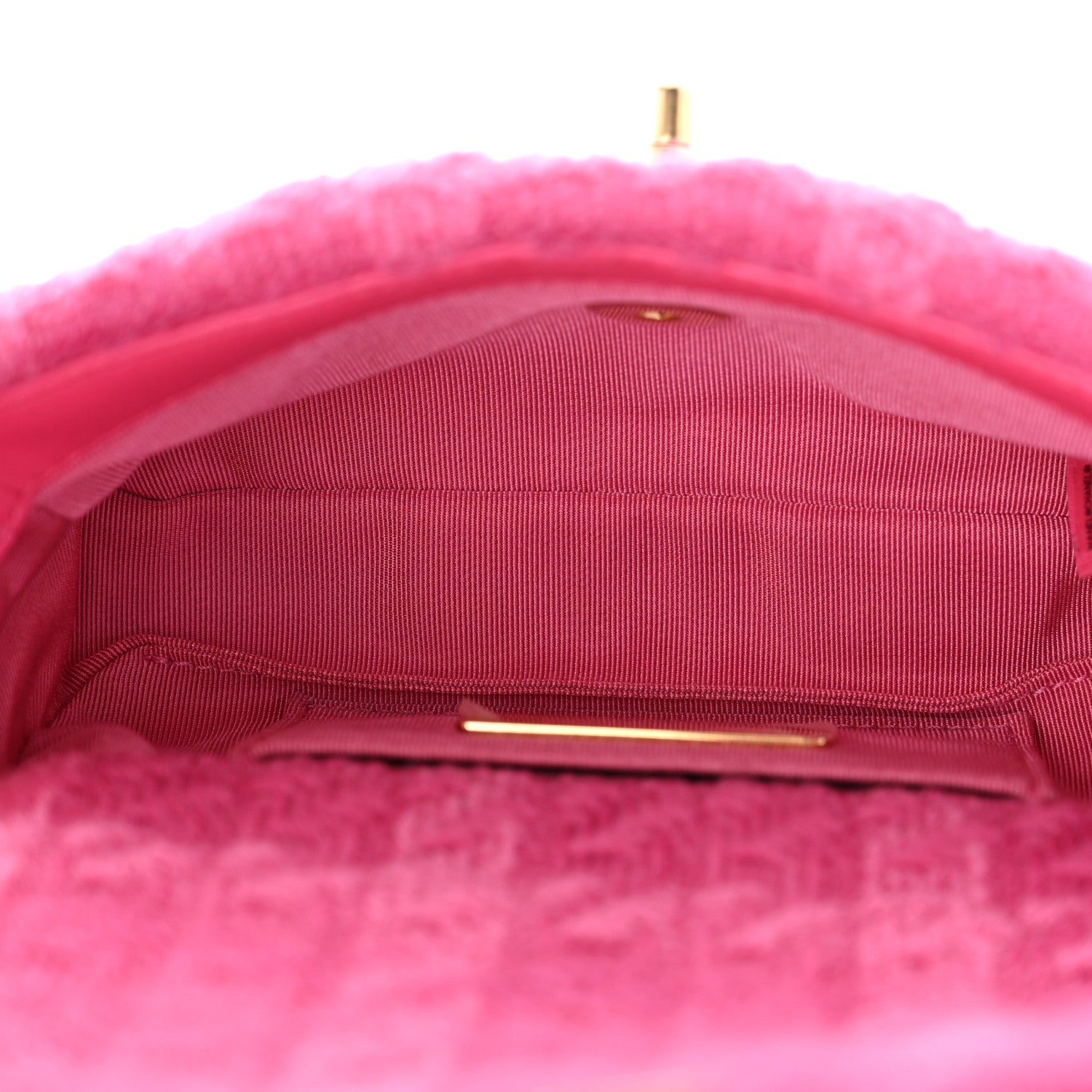 Chanel Tweed Quilted Chanel 19 Waist Bag Pink 5 of 12