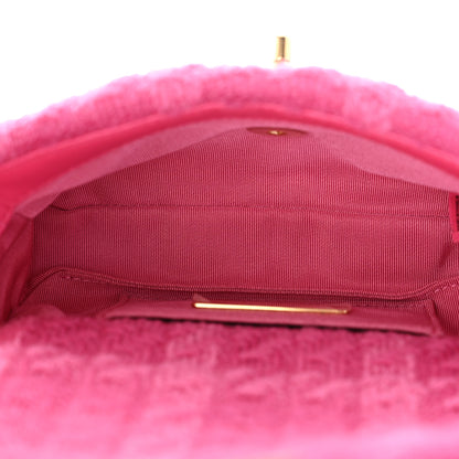 Chanel Tweed Quilted Chanel 19 Waist Bag Pink 5 of 12