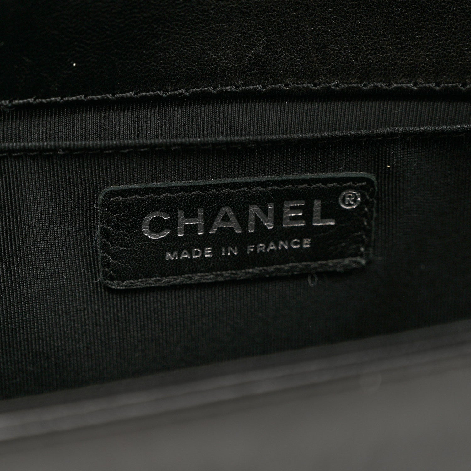 Chanel Lambskin Quilted Medium Boy Flap Black Beige 6 of 9