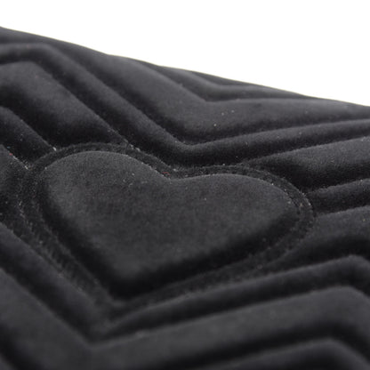 Gucci Velvet Matelasse Loved Embroidered Medium GG Marmont Shoulder Bag Black 8 of 11
