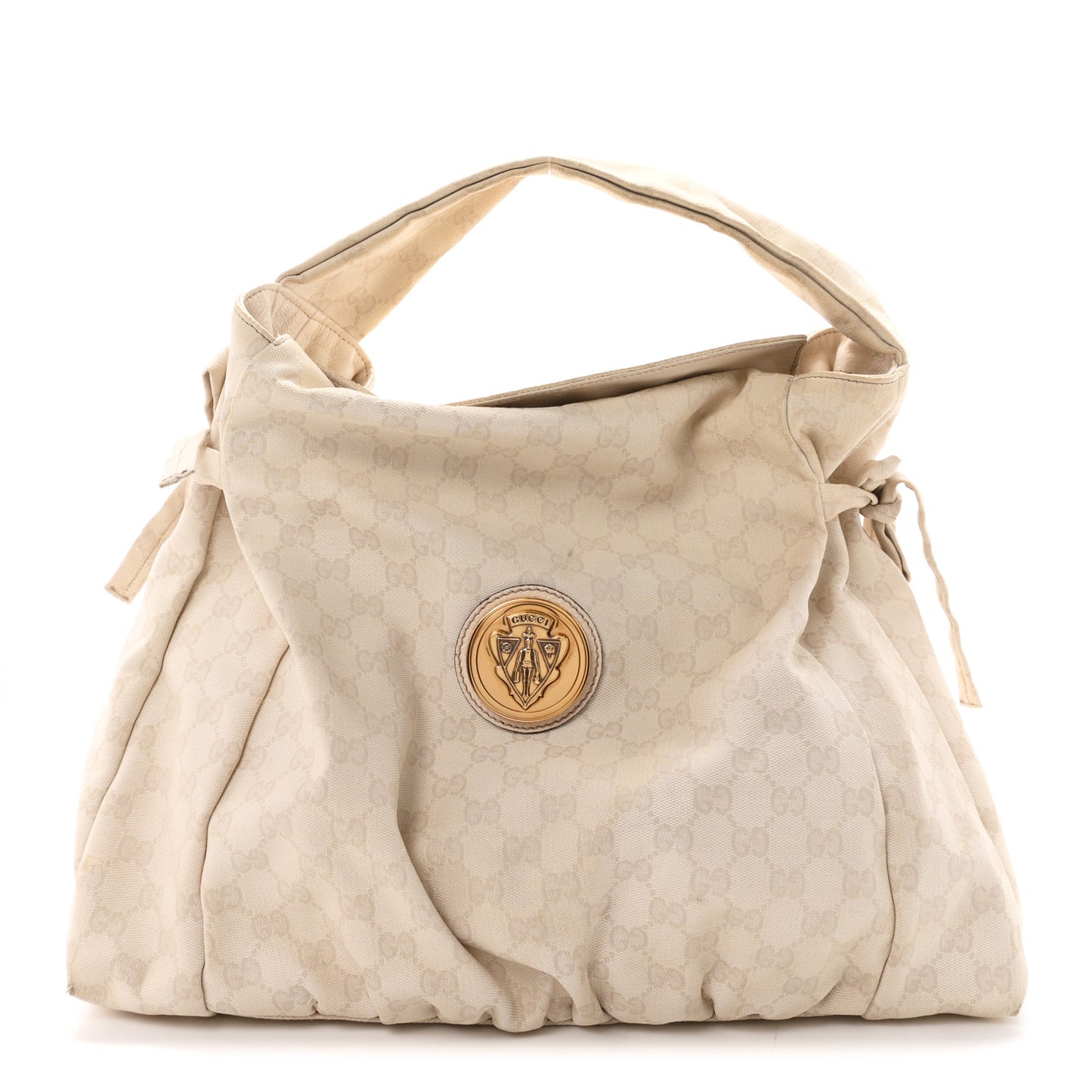 Monogram Medium Hysteria Tote  Off White