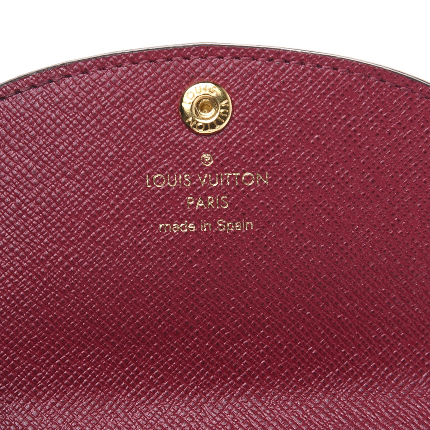 Monogram Rosalie Coin Purse Fuchsia