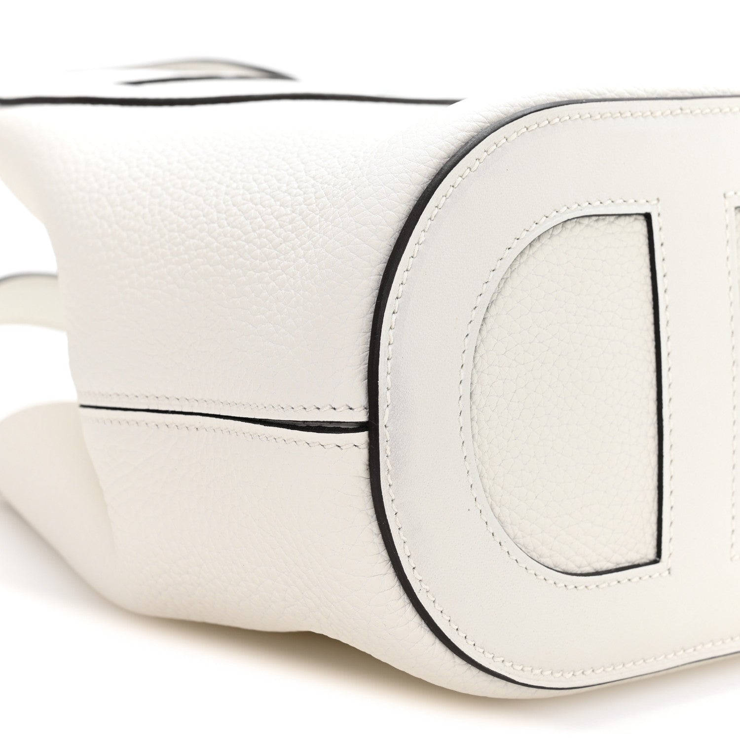 Hermes Taurillon Clemence Swift In-The-Loop 18 Bag New White 8 of 10