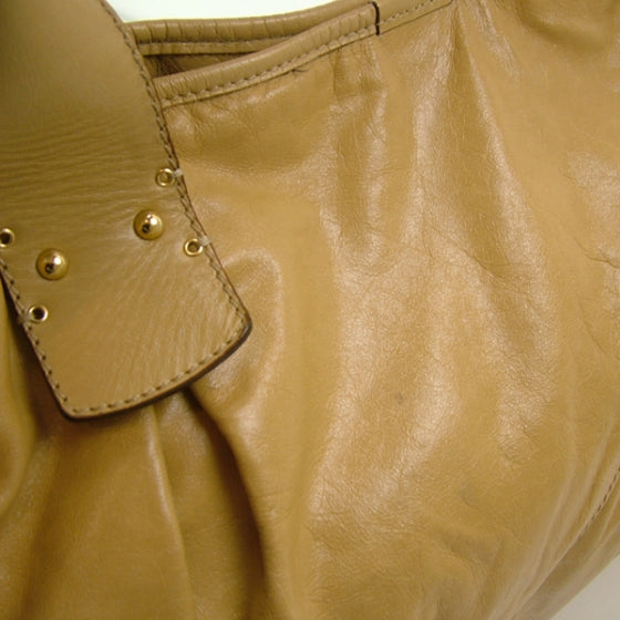 Marc Jacobs Leather Quilted Large Irena Almond 7 of 10