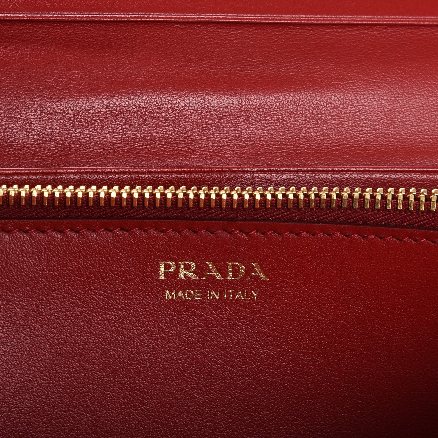 Prada Daino Colour Continental Wallet Black Fuoco 6 of 7