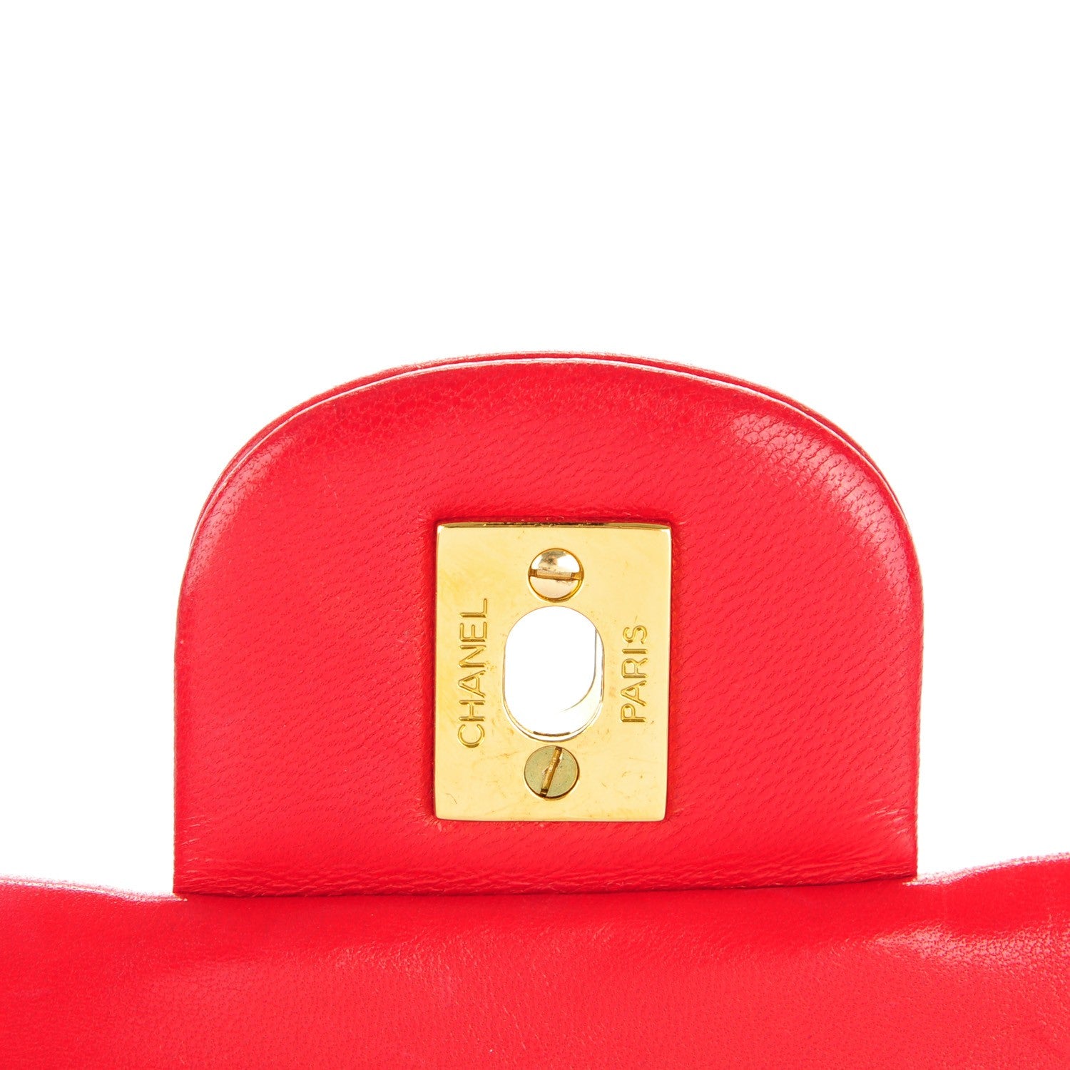 Chanel Lambskin Quilted Small Double Flap Red 6 of 12