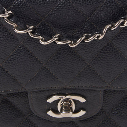 Chanel Caviar Quilted Medium Double Flap Black 7 of 9