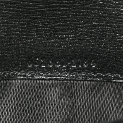 Gucci Azalea Calfskin GG Monogram Bi-Color Debossed Jackie 1961 Chain Wallet Mystic White Black 9 of 11