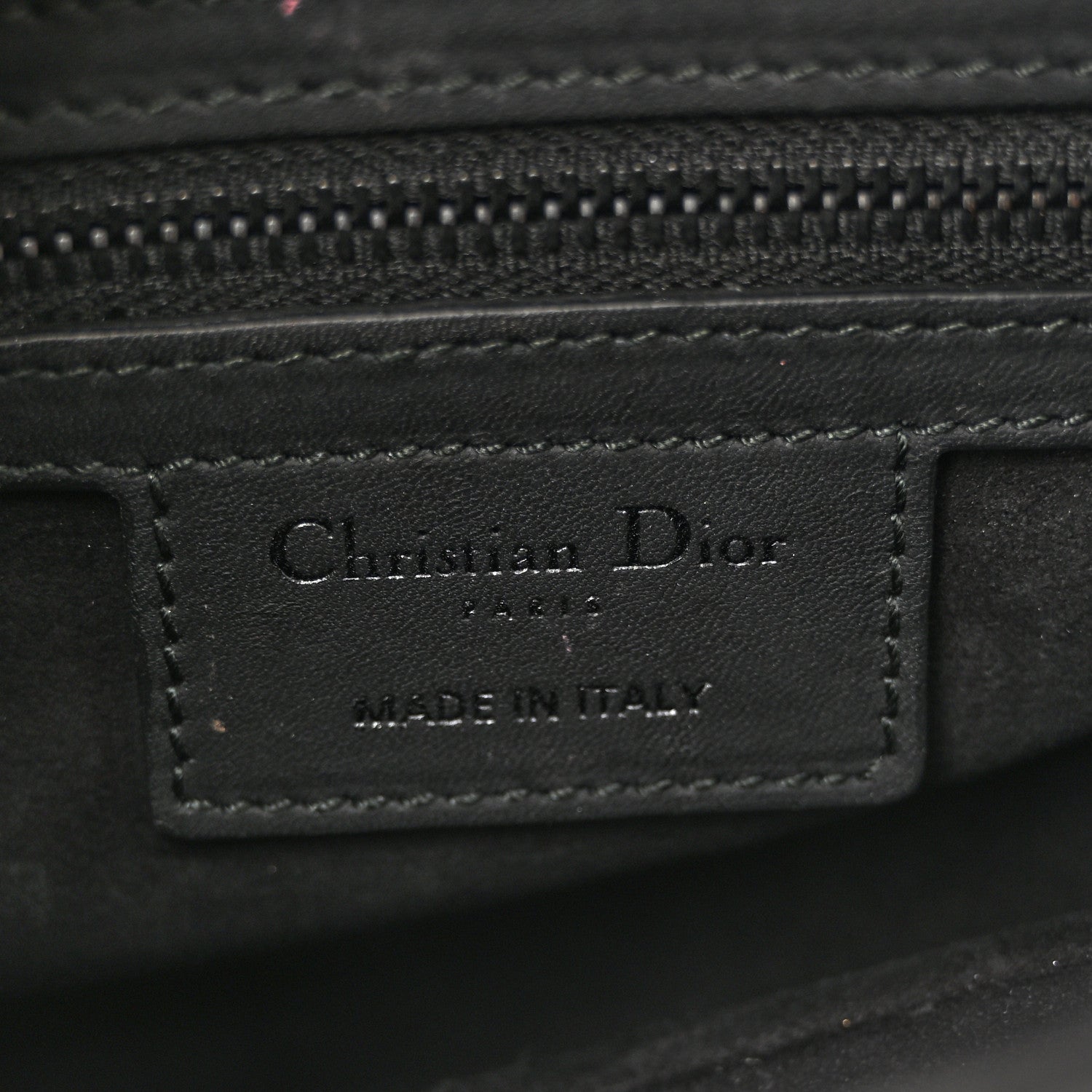 Christian Dior Ultra Matte Calfskin Saddle Bag Black 6 of 14
