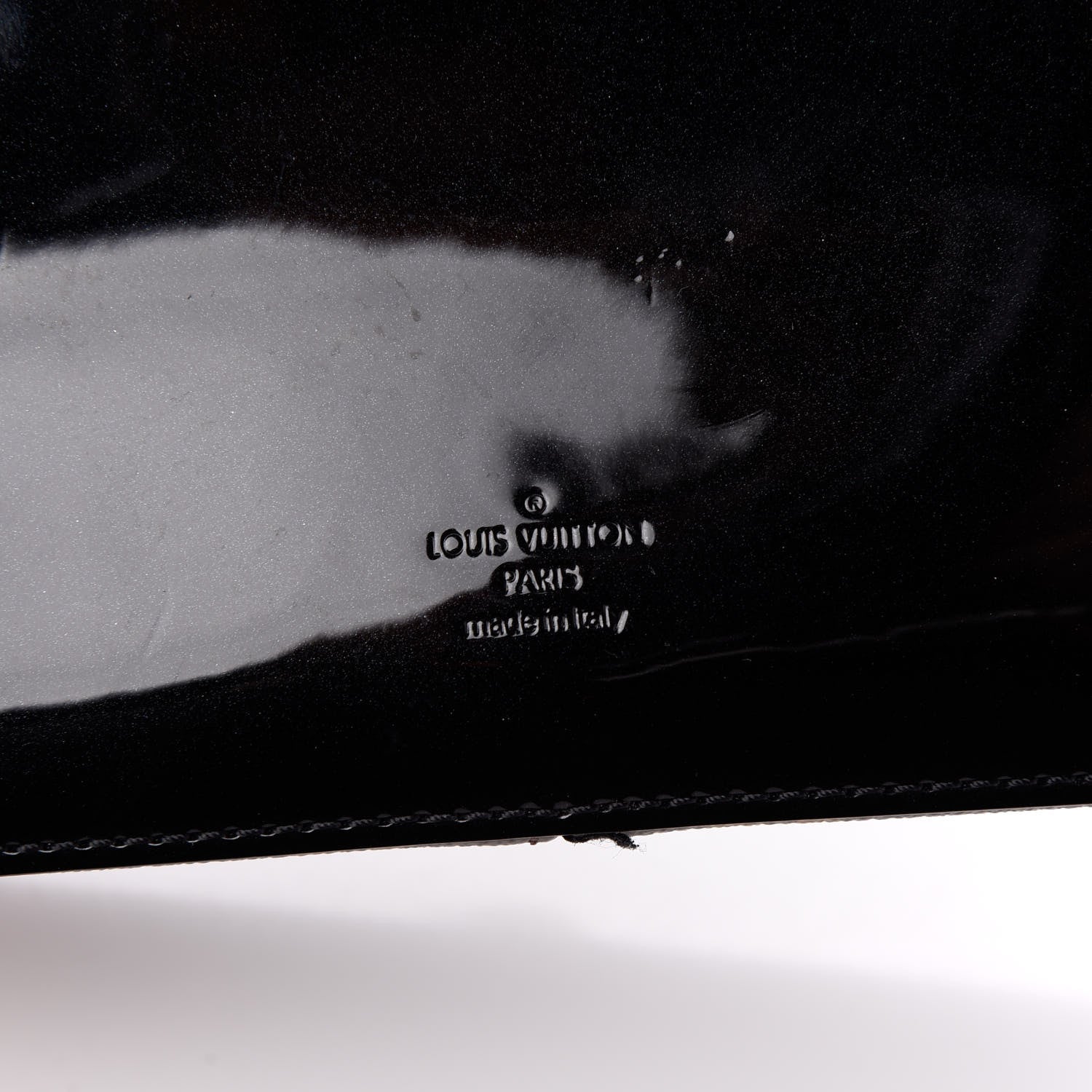 Louis Vuitton Patent Calfskin Monogram Cherrywood BB Black 7 of 10