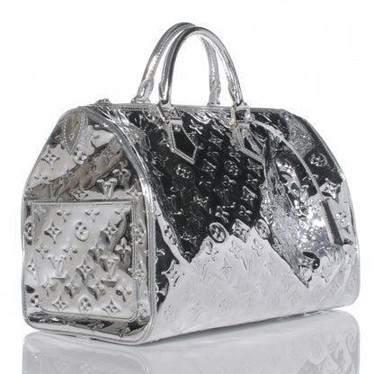 Louis Vuitton Monogram Miroir Speedy 35 Silver 3 of 7