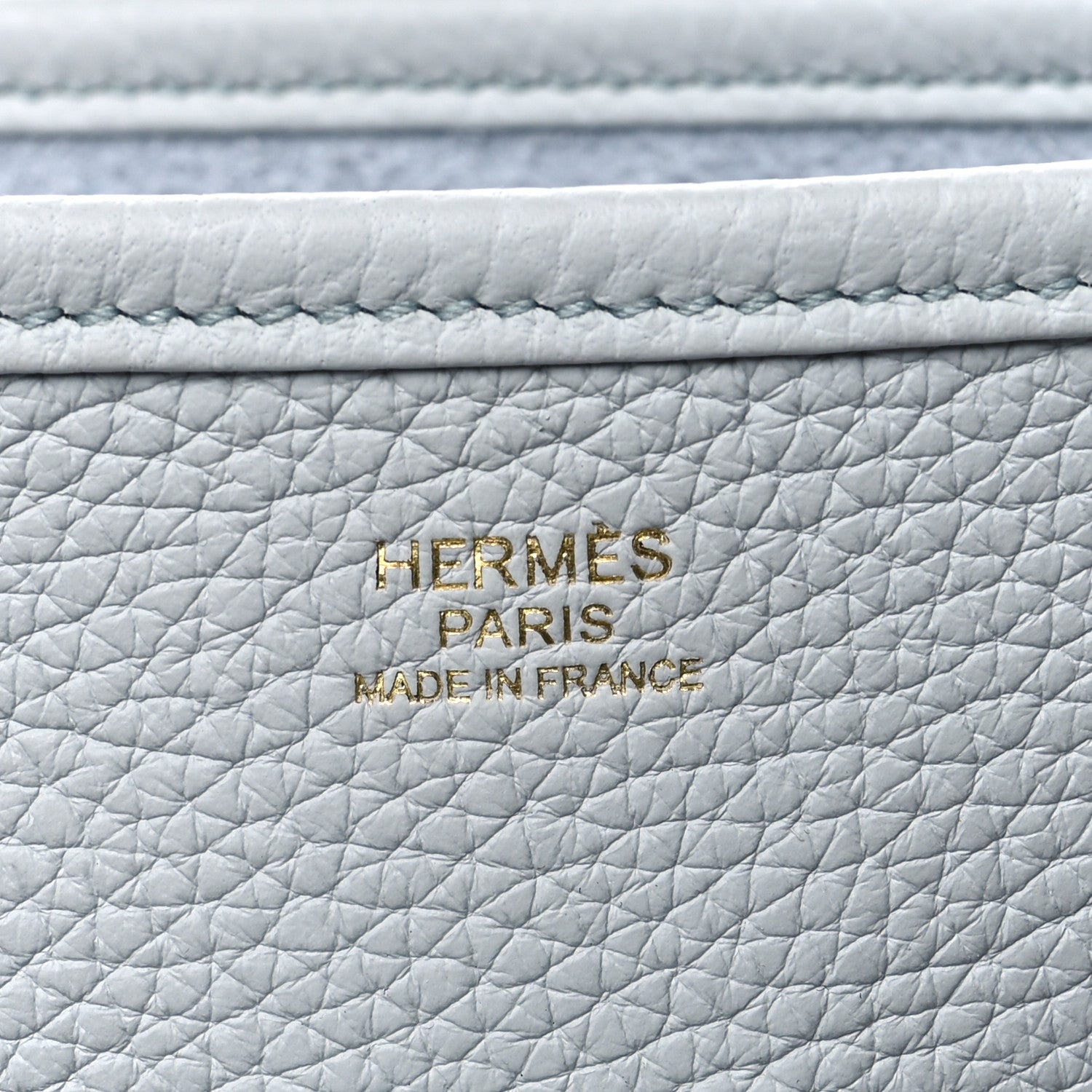 Hermes Taurillon Clemence Evelyne III PM Bleu Pale 6 of 9
