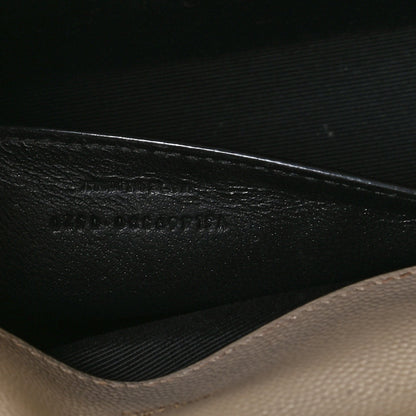 Saint Laurent Grain De Poudre Small Monogram Kate Satchel Sea Salt 8 of 13