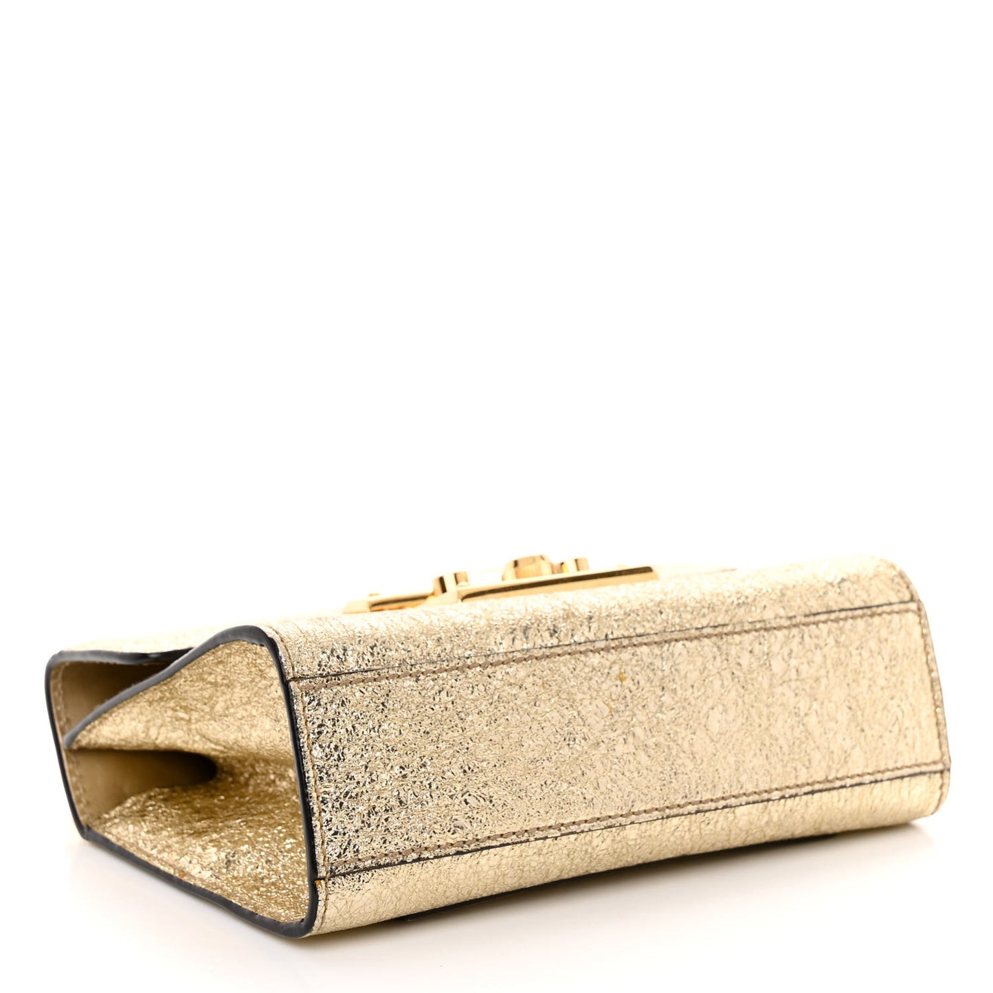 Galassia Small Padlock Shoulder Bag Platino