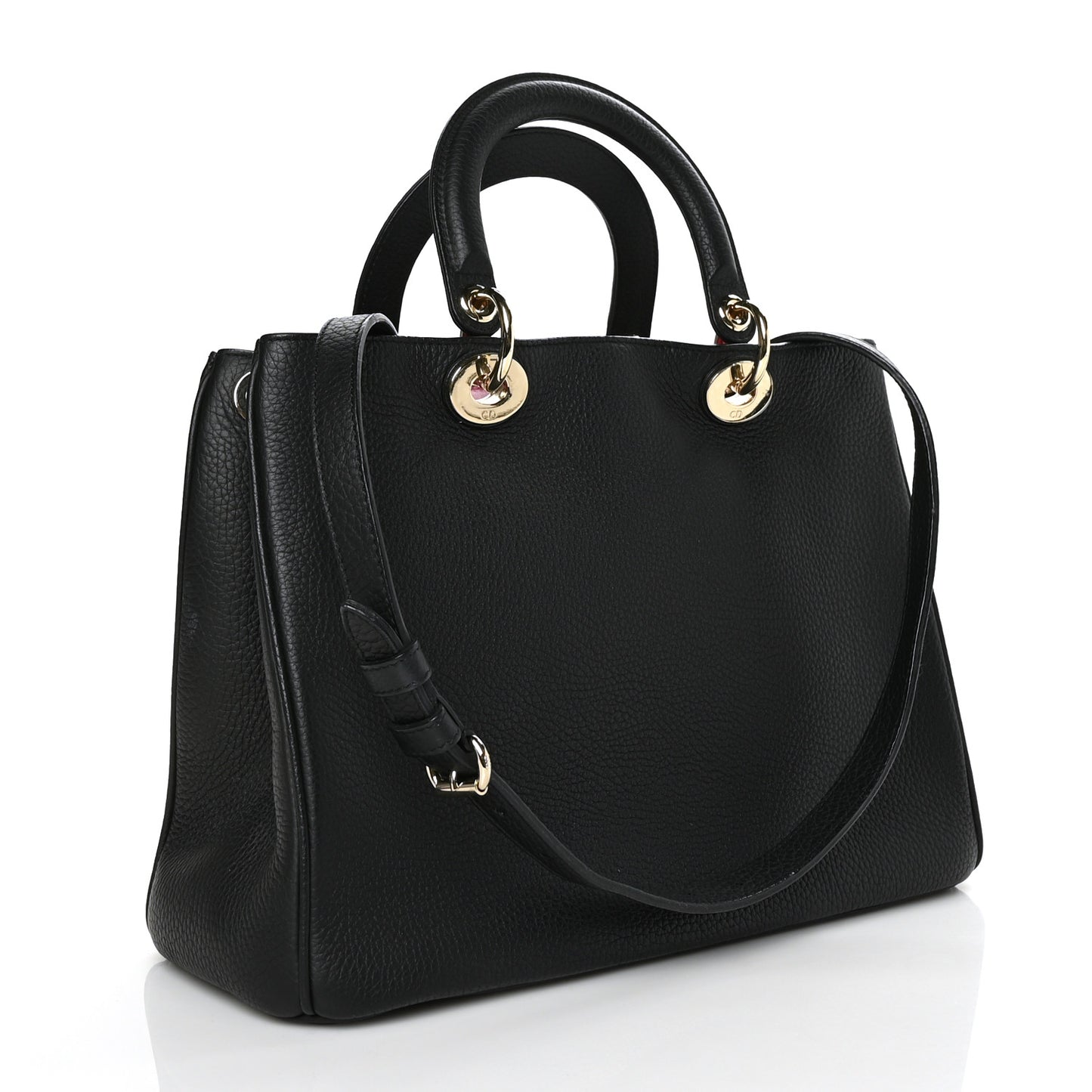 Bullcalf Medium Diorissimo Tote Black Rose Indien