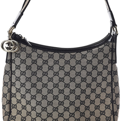 Gucci Monogram Shoulder Bag Navy 7 of 9