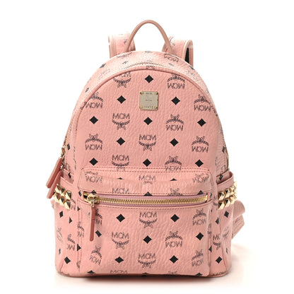 MCM Visetos Small Side Stud Stark Backpack Soft Pink 1 of 9