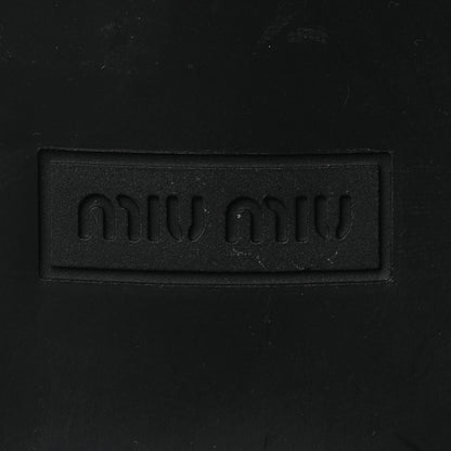 Miu Miu Calfskin Harness Boots 40 Black 8 of 13