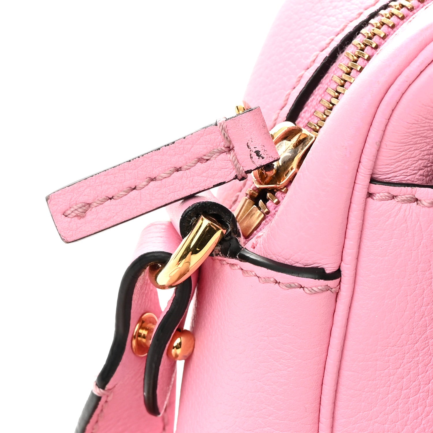 Versace Grained Calfskin Medusa Camera Bag Pink 18 of 20