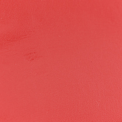 Chanel Lambskin Camellia Embossed Wallet on Chain WOC Red 12 of 12