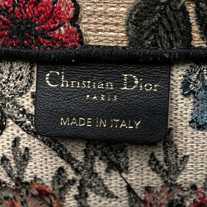Christian Dior Canvas Embroidered Large Broderie Dior Flowers Book Tote Multicolor 6 of 11