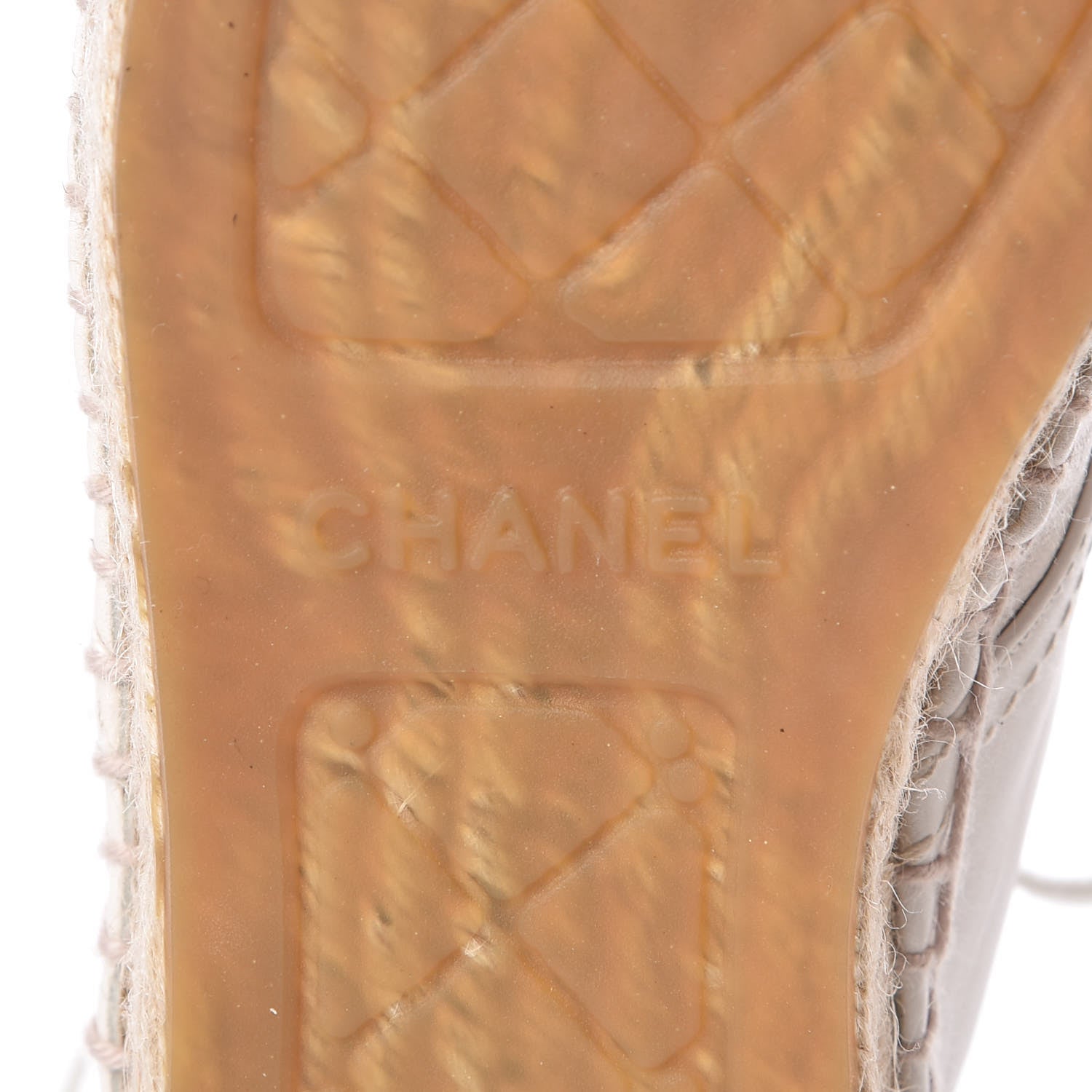 Chanel Lambskin Canvas Cap Toe Lace Up Espadrilles 38 White Black 9 of 11