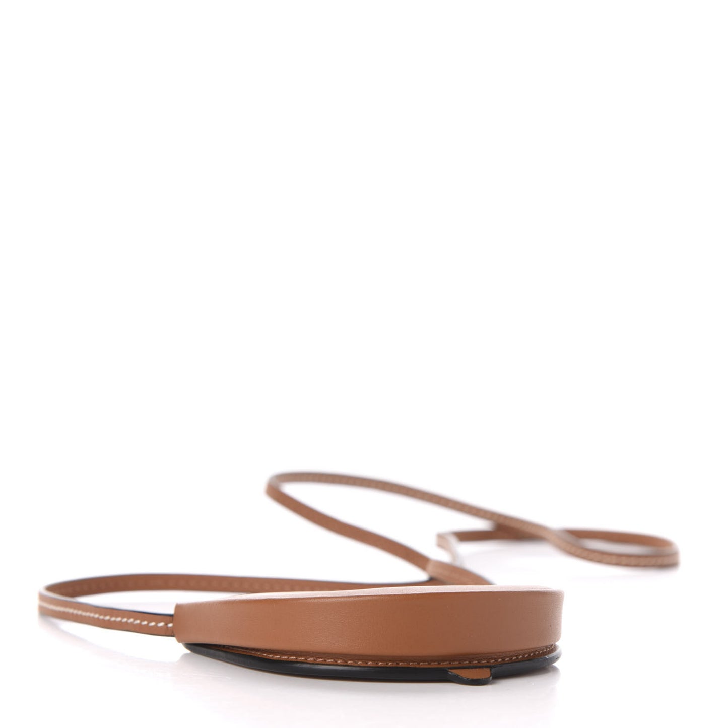 Soft Calfskin Mini Heel Pouch Tan
