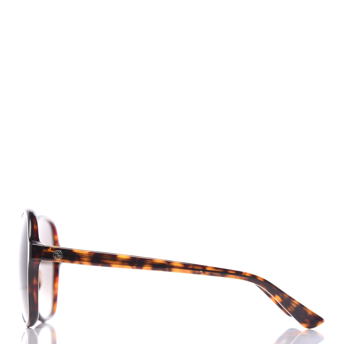 Acetate Oversize Round Frame Sunglasses GG0509S Tortoise