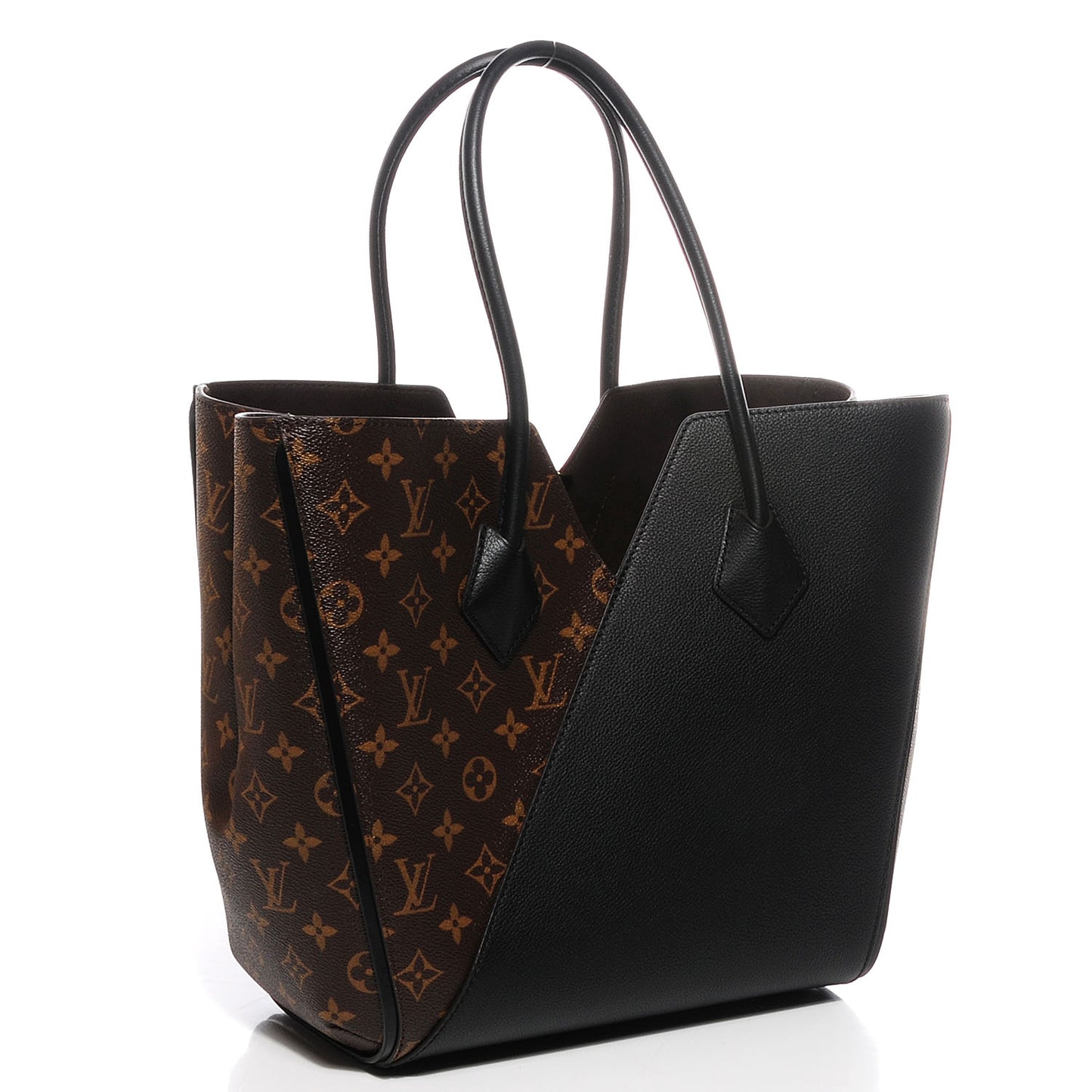 Calfskin Monogram Kimono Tote Black
