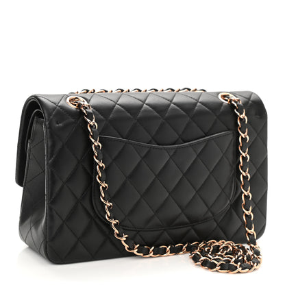 Chanel Lambskin Quilted Medium Double Flap Black 3 of 11