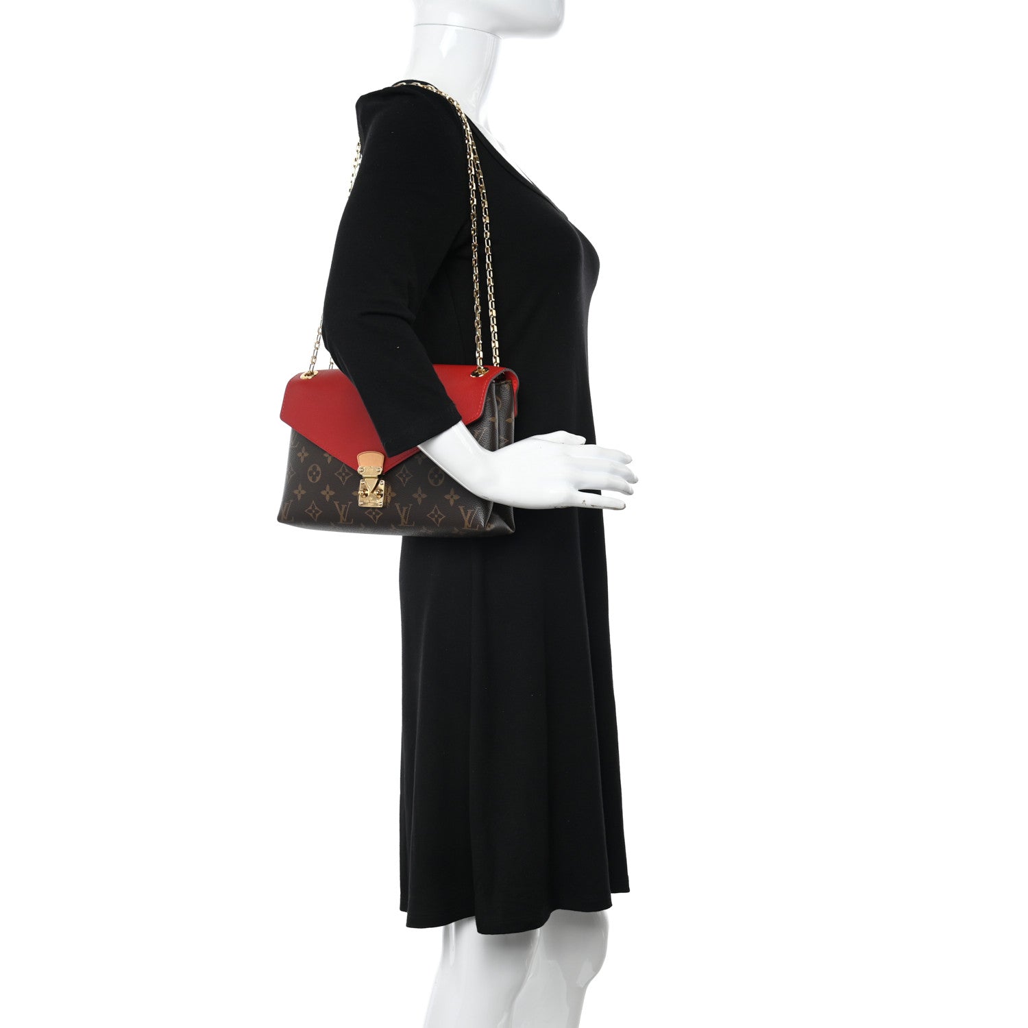 Louis Vuitton Monogram Pallas Chain Cherry 2 of 12