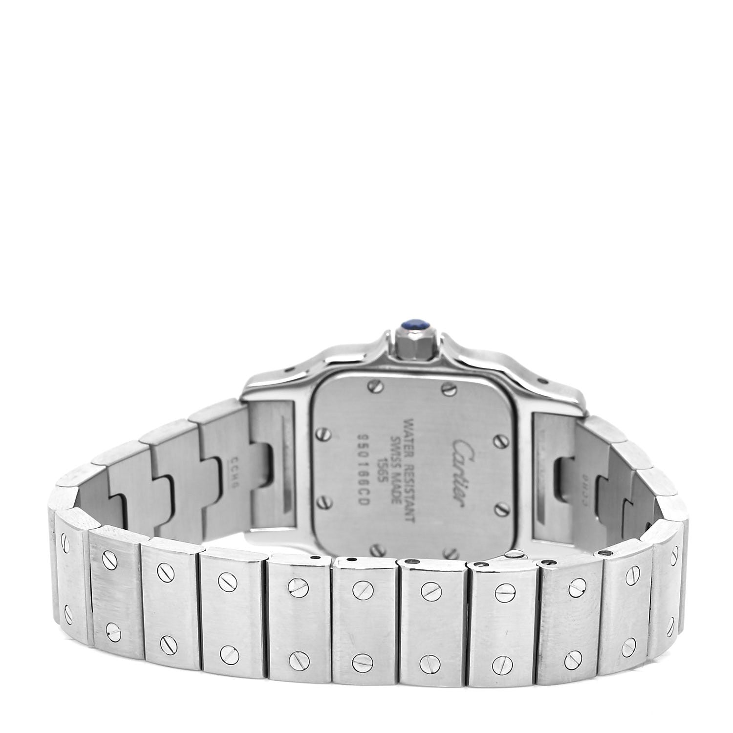 Cartier Stainless Steel 24mm Santos de Cartier Galbee Quartz Watch 3 of 4