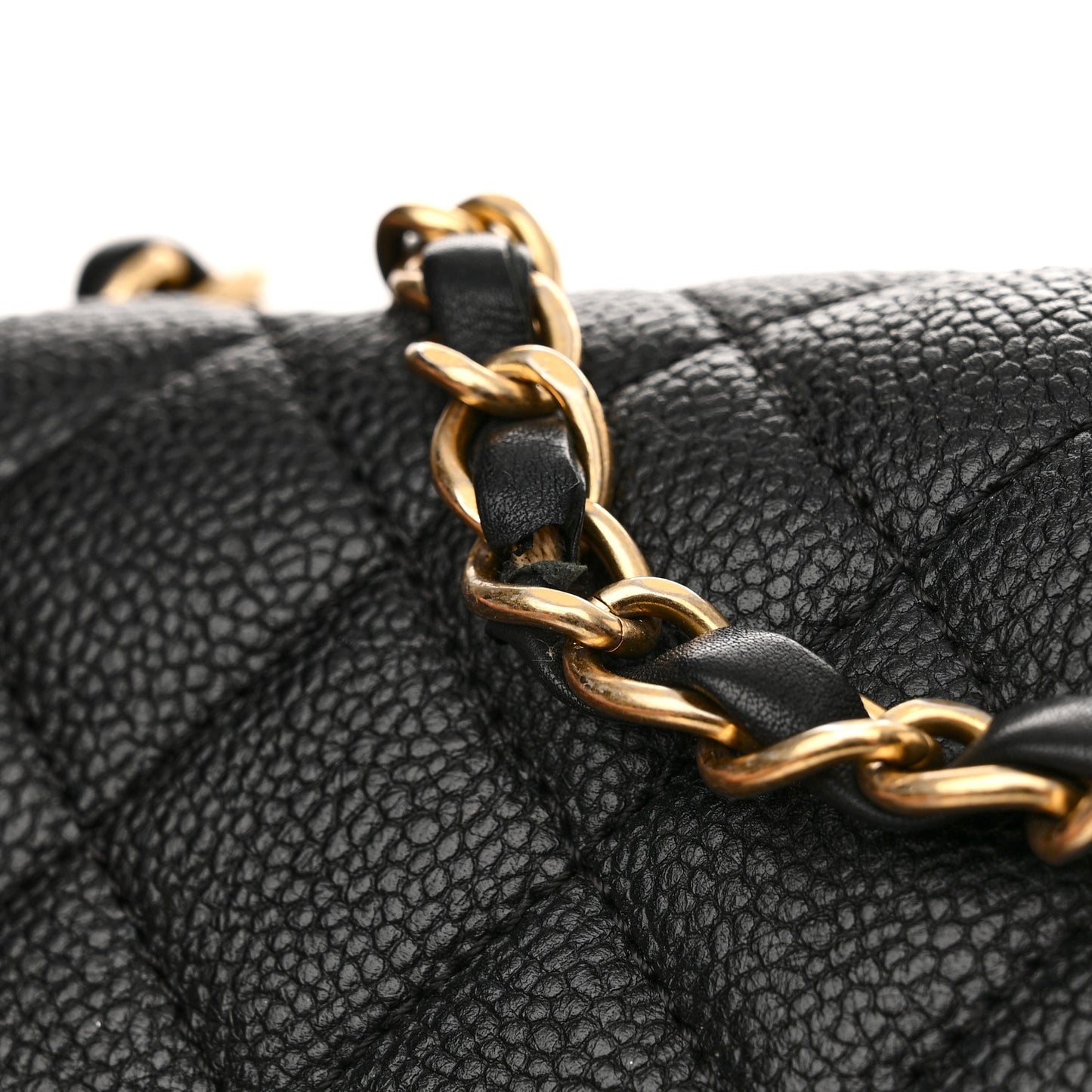 Caviar Quilted Medium CC Filigree Flap Black