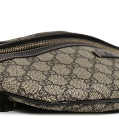 Gucci GG Supreme Monogram Belt Bag Dark Brown 8 of 9