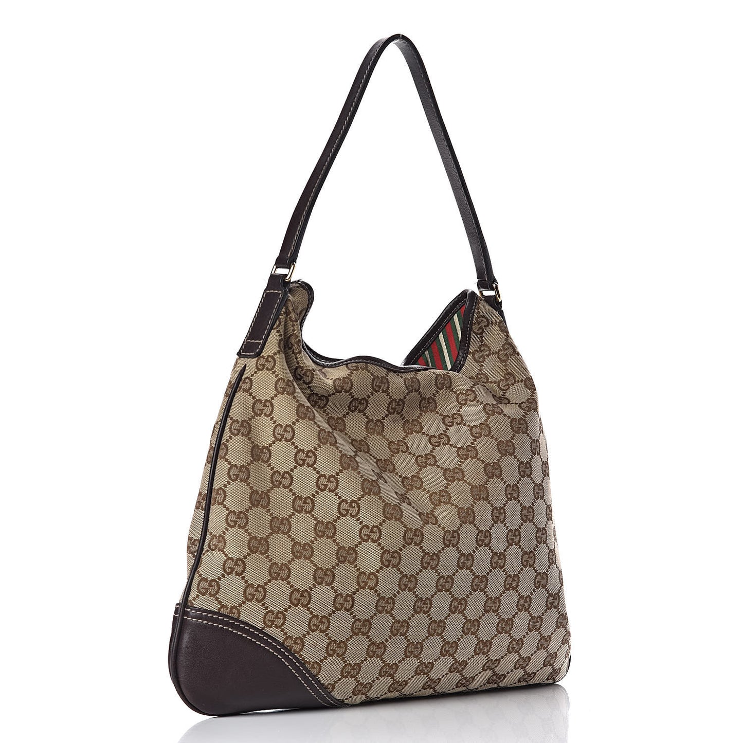 Monogram Medium New Britt Hobo Dark Brown