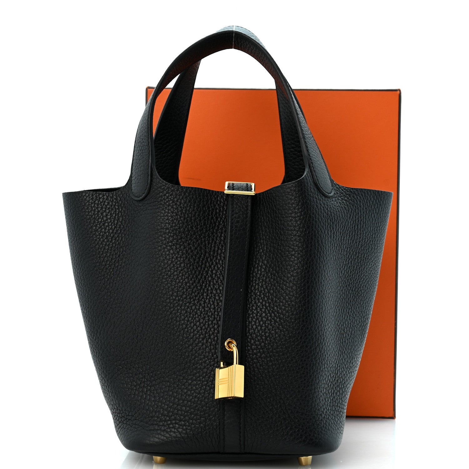 Hermes Taurillon Clemence Picotin Lock 18 PM Black 13 of 13