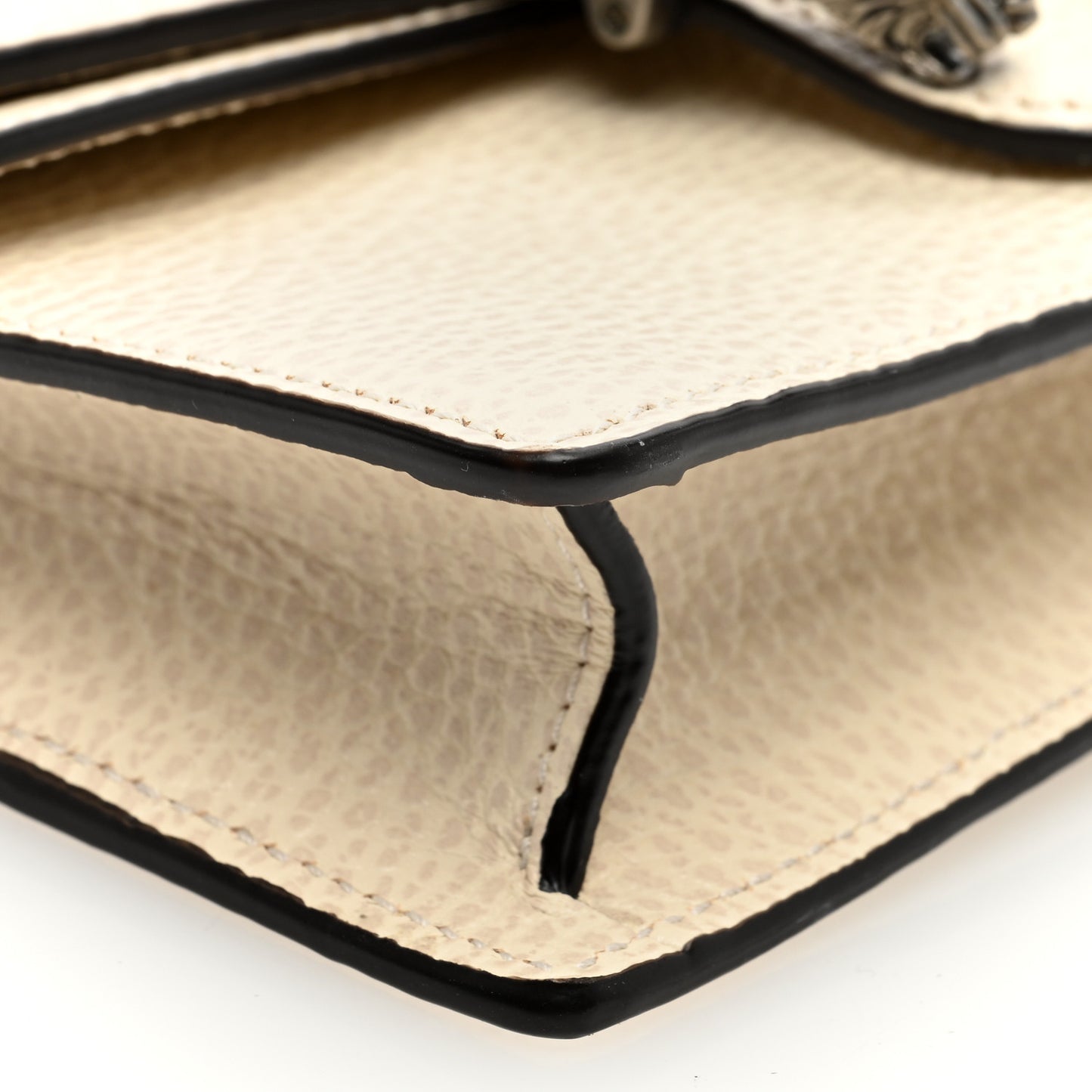 Dollar Calfskin Crystal Super Mini Dionysus Shoulder Bag Mystic White Black Diamond