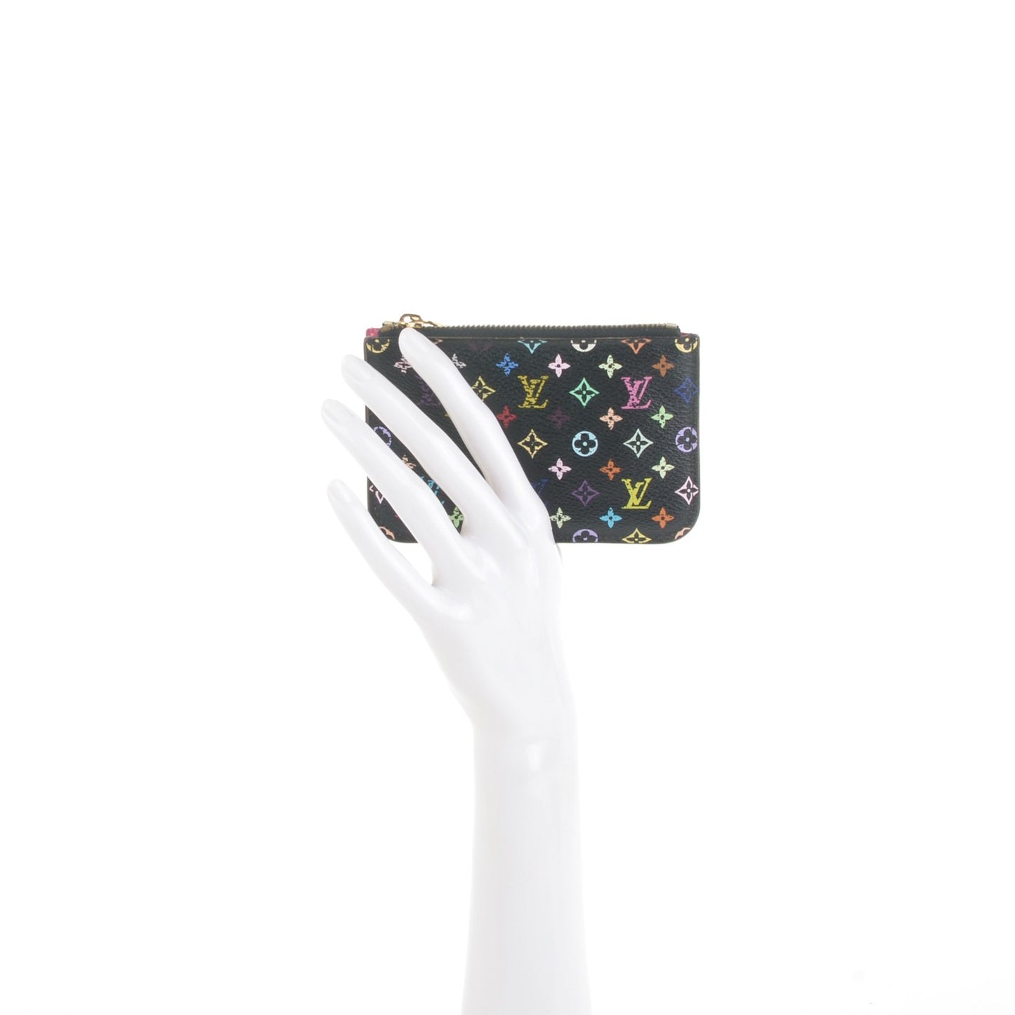 Monogram Multicolor Key Pouch Black Grenade