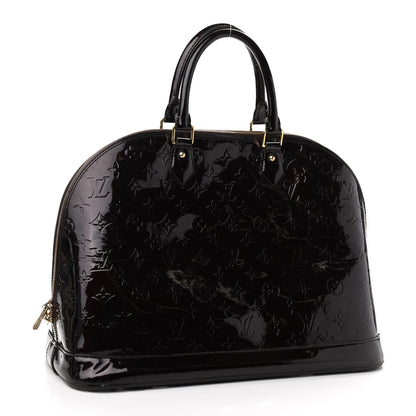 Louis Vuitton Vernis Alma GM Amarante 3 of 10