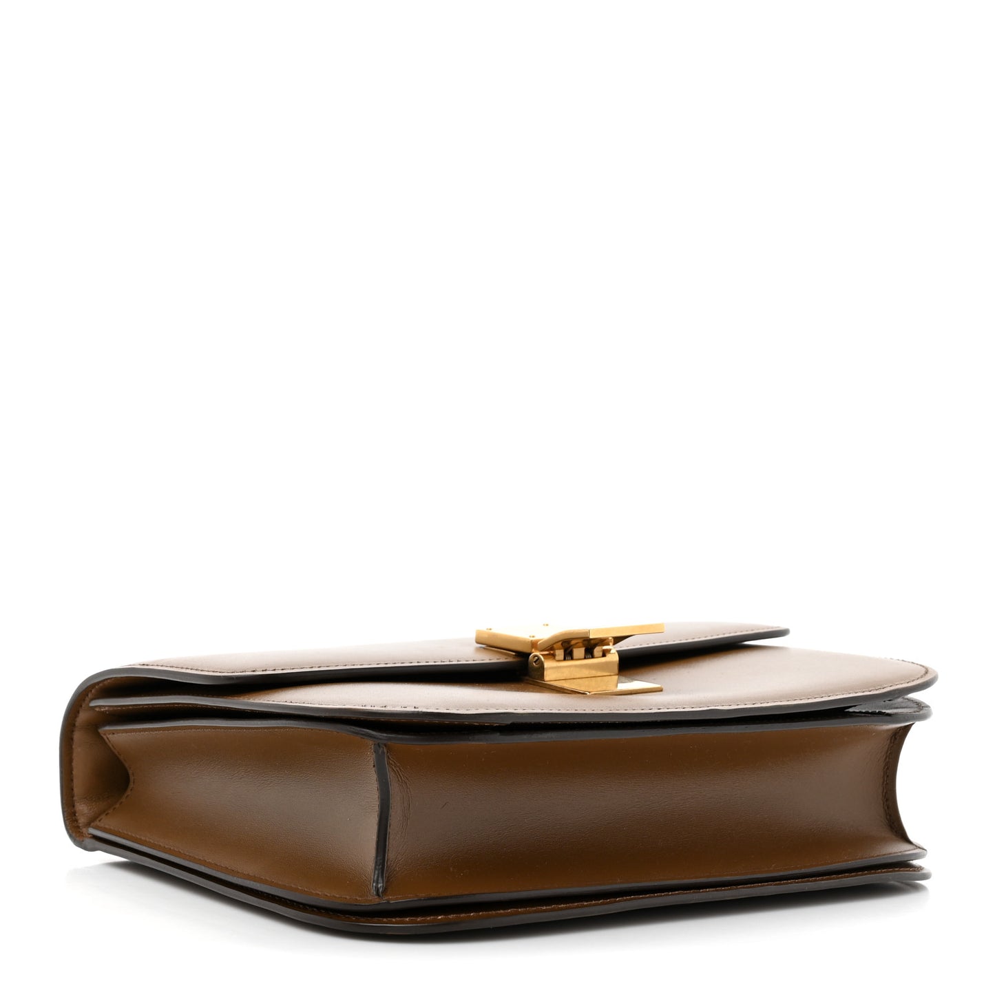 Box Calfskin Medium Classic Box Flap Bag Camel