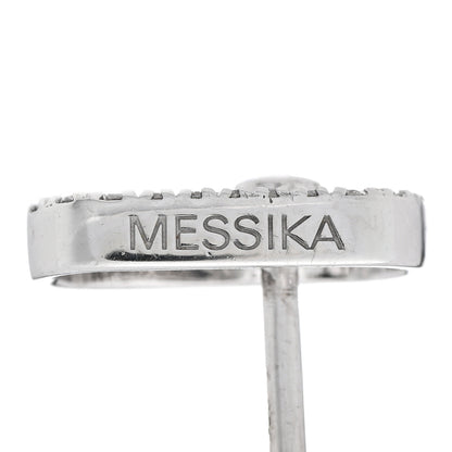 Messika 18K White Gold Diamond Move Uno Earrings 4 of 5