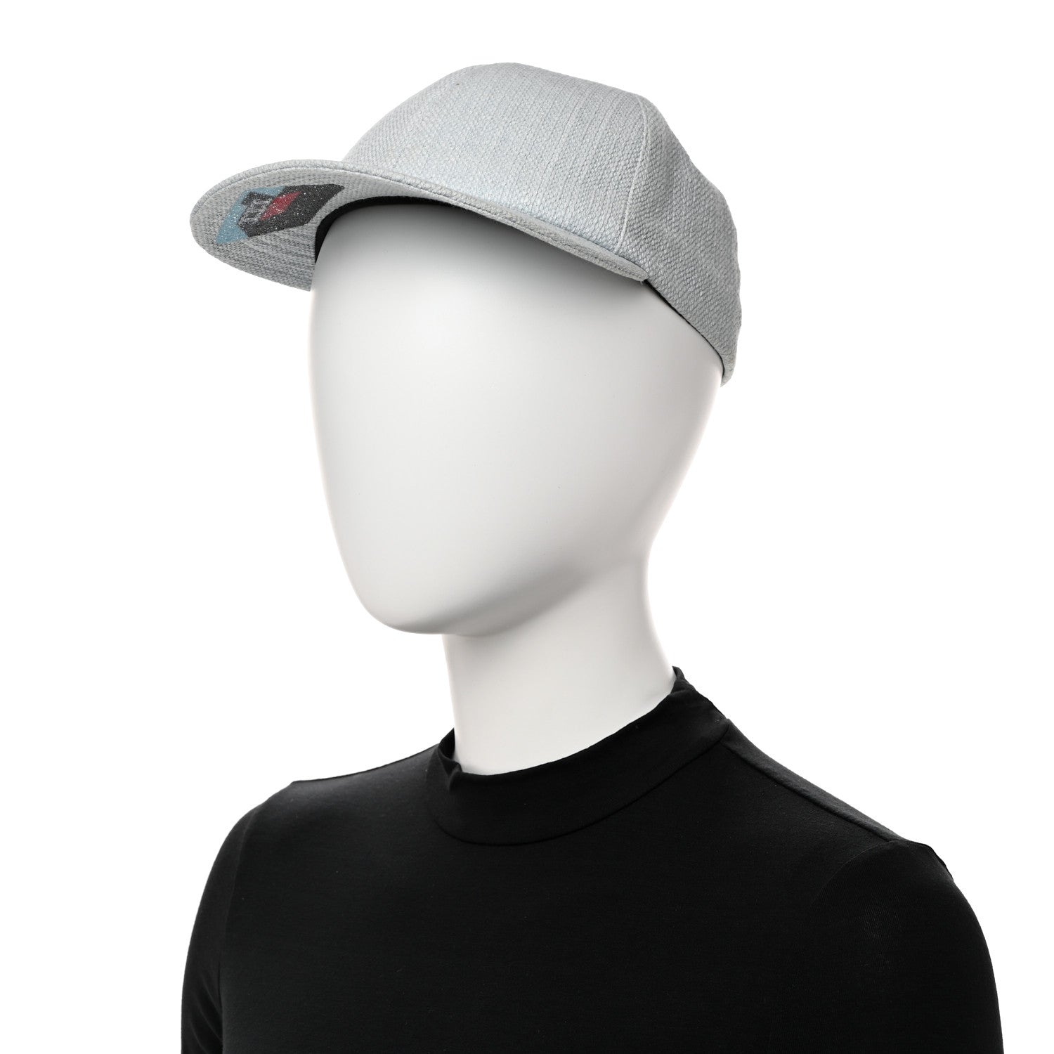 Chanel Tweed Sequin Airline CC Cap Hat Light Blue 2 of 8