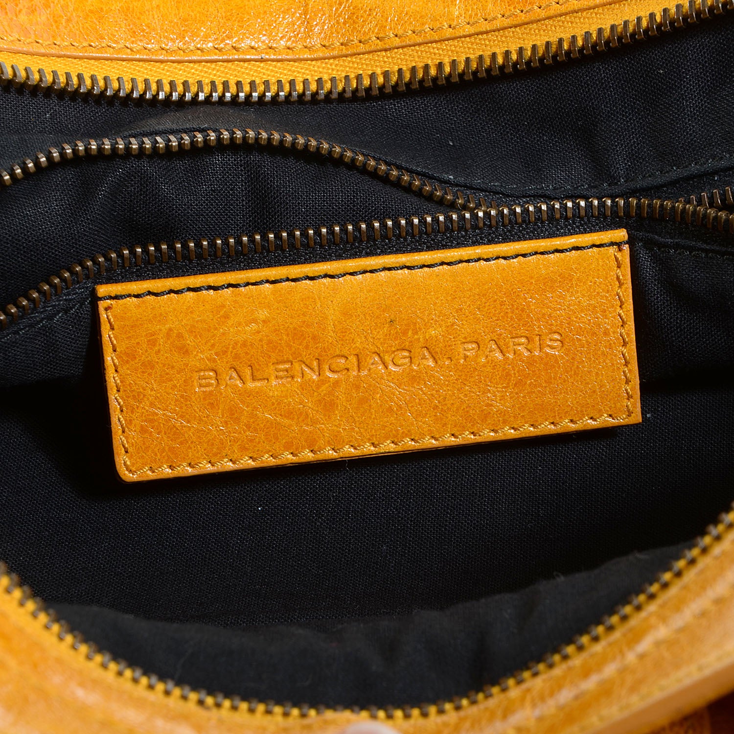 Balenciaga Chevre Classic Hardware Step Bag Marigold 13 of 14