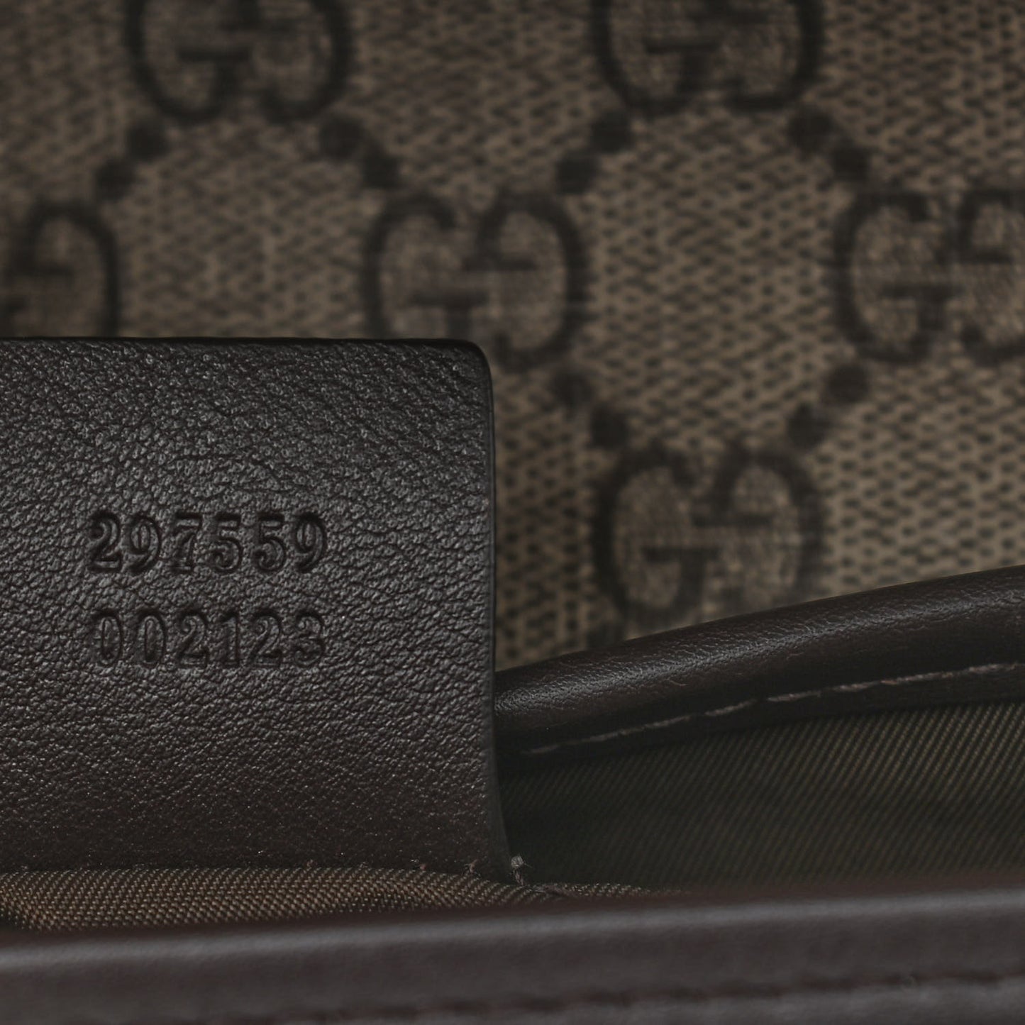 GG Supreme Monogram Web Childrens Crossbody Bag Beige Black
