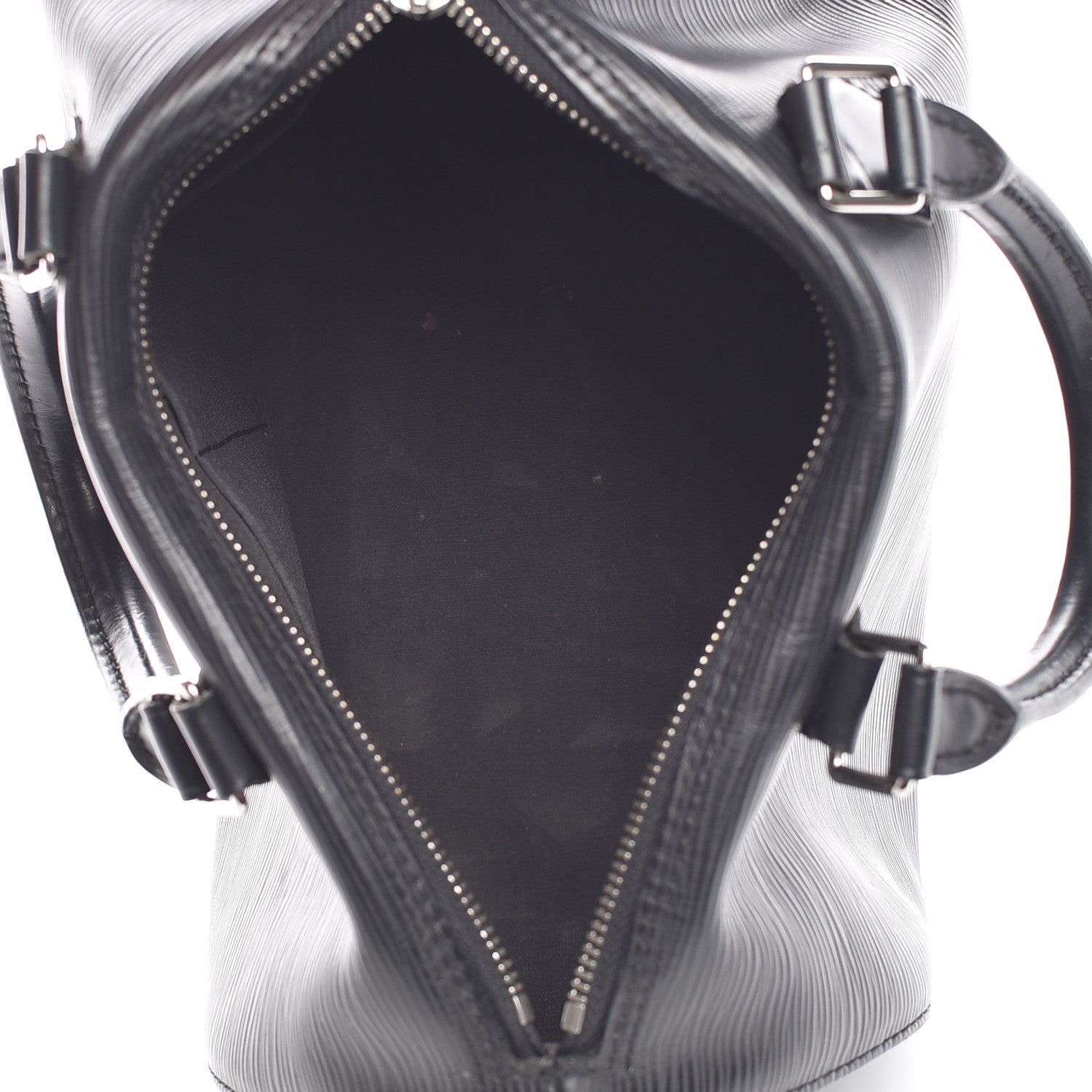 Louis Vuitton Epi Speedy 25 Black 5 of 9