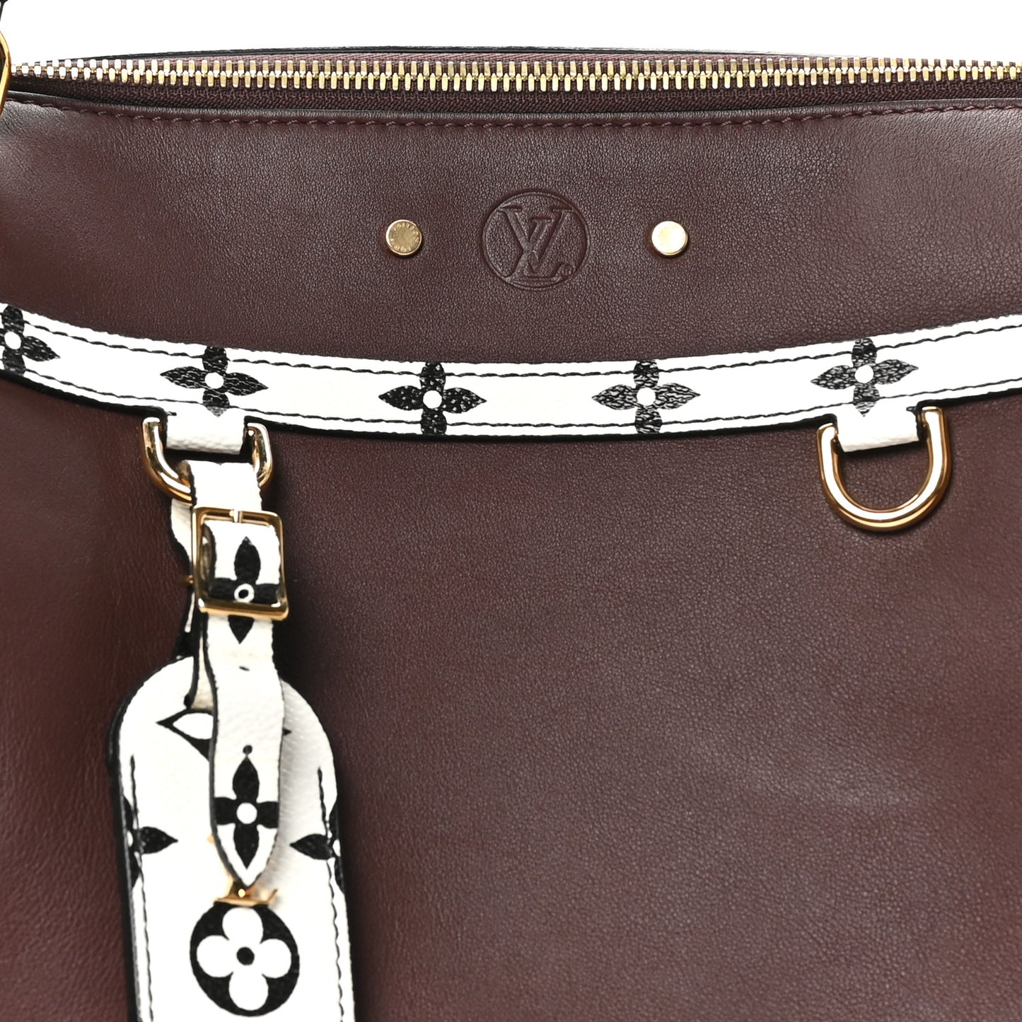 Calfskin Colored Monogram Speedy Amazon Chocolate White
