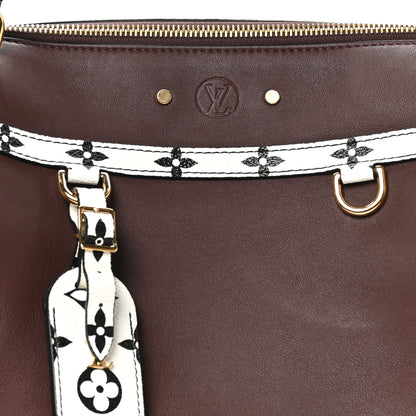 Louis Vuitton Calfskin Colored Monogram Speedy Amazon Chocolate White 7 of 9