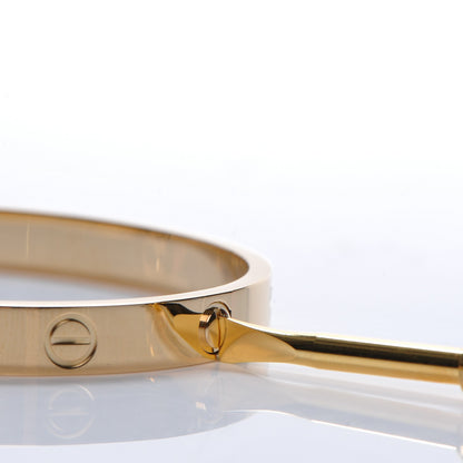 Cartier 18K Yellow Gold LOVE Bracelet 17 5 of 6