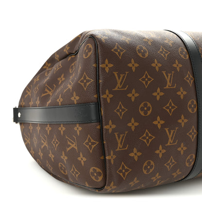 Louis Vuitton Monogram Macassar Keepall Bandouliere 45 7 of 8