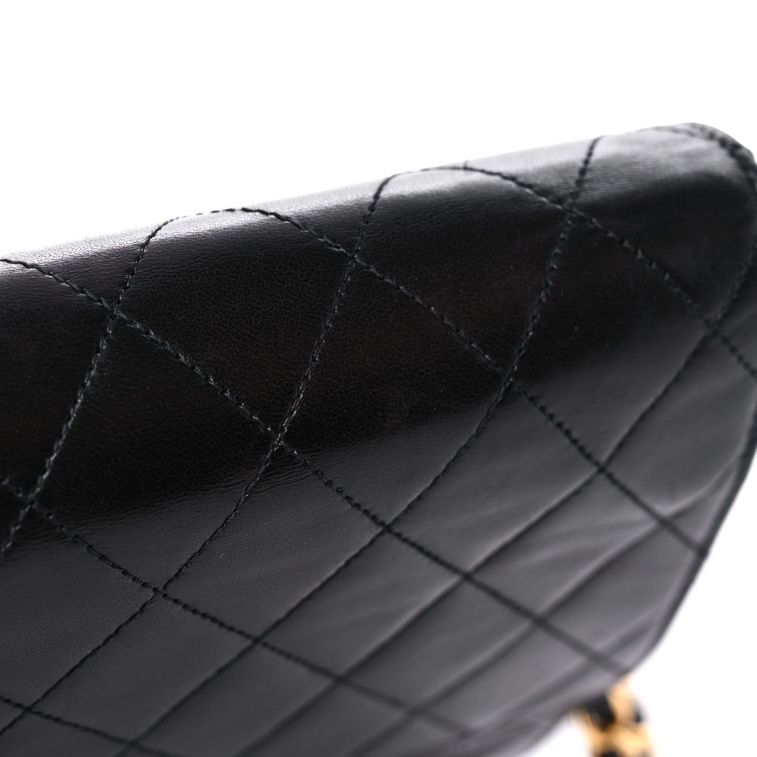 Chanel Lambskin Quilted Medium Single Flap Black 22 of 22